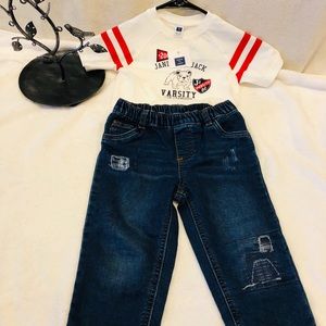 Janie & Jack shirt and First impression soft jeans